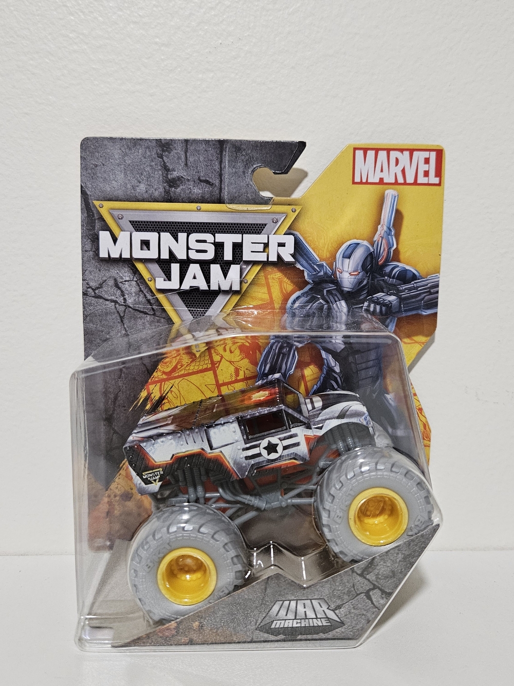 Marvel Monster Jam War Machine Truck - Gray & Yellow